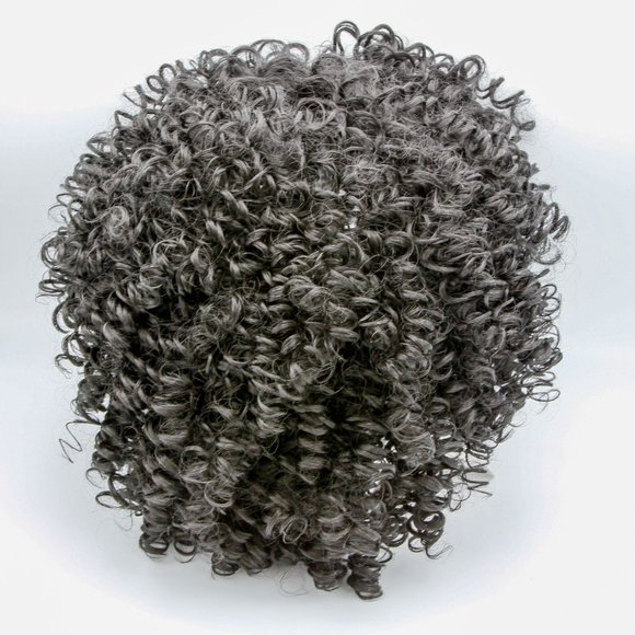 Lativ Curly Afro Wig with Bangs Short Wigs Curly Black Wig Afro Kinkys Wig - Picture 2 of 6